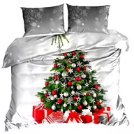 Pościel - Pościel 3D bawełna satyna 160x200cm CHOINKA - miniaturka - grafika 1