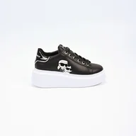 Sneakersy damskie - Damskie Sneakersy KARL LAGERFELD ANAKAPRI TWIN NFT LO LACE KL63524T-000 – Czarny - miniaturka - grafika 1