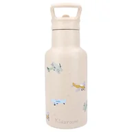 Kubki dla dzieci - Bidon z ustnikiem 350 ml Small Aeroplane / Kidzroom - miniaturka - grafika 1