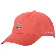 Czapki męskie - Capslab Freegun Looney Tunes Cap CL-LOO8-1-CD-BUG2, Mężczyzna, Czapka z daszkiem, Pomarańczowy - miniaturka - grafika 1
