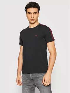 Koszulki męskie - Emporio Armani Underwear T-Shirt 111890 1A717 00020 Czarny Regular Fit - grafika 1