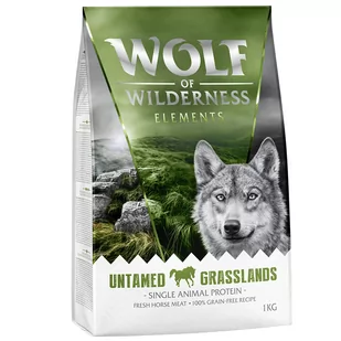 Wolf of Wilderness "Untamed Grasslands", konina - bez zbóż - 1 kg - Sucha karma dla psów - miniaturka - grafika 1