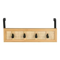 Wieszaki i stojaki - Rattanowy wieszak na drzwi 33 cm Allegre – Wenko - miniaturka - grafika 1