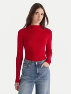 Swetry damskie - JOOP! Sweter Kalisto 30048405 Czerwony Slim Fit - miniaturka - grafika 1