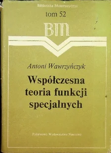 Współczesna teoria funkcji specjalnych - Matematyka - miniaturka - grafika 1