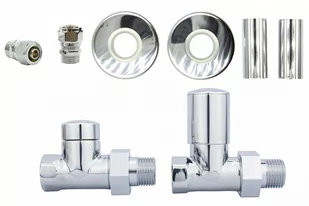 Zawór prosty regulacyjny SWING chrom All in One Pex 16mm - Zawory i kraniki - miniaturka - grafika 1