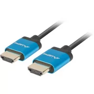 Kable komputerowe i do monitorów - LANBERG Kabel HDMI HDMI 0.5 m Czarny - miniaturka - grafika 1