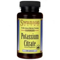 Witaminy i minerały - Swanson, Usa Cytrynian Potasu 99 mg - suplement diety 120 kaps. - miniaturka - grafika 1