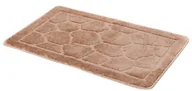 Dywaniki łazienkowe - Elegancki brązowy chodniczek do łazienki F4-F09 - miniaturka - grafika 1