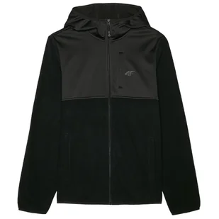 Męska bluza 4F Fleece M269 Rozmiar: L / Kolor: czarny - Bluzy sportowe męskie - miniaturka - grafika 1