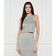 Bluzki damskie - Armani Exchange Top Cropped Fit - miniaturka - grafika 1