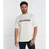 Koszulki męskie - Tommy Hilfiger T-shirt MONOTYPE EMBRO | Relaxed fit - miniaturka - grafika 1