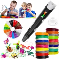 Długopisy - Długopis 3D Dla Dzieci Drukarka 3D Wkłady Filament 609m szablony 3D - miniaturka - grafika 1