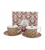 Serwisy do kawy i herbaty - FILIŻANKA + SPODEK DUO MOTYLE GEOMETRIC PAPILIO 250 ML X 2 SZT - miniaturka - grafika 1