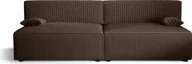 Sofy i kanapy - Sofa rozkładana Alvito X2, kolor: czekoladowy brąz. Materiał: sztruks. Wymiary: szer. 272 cm, wys. 85 cm, dł. 94 cm, , sofa z funkcją spania, sofa rozkładana, sofa rozkładana. - miniaturka - grafika 1