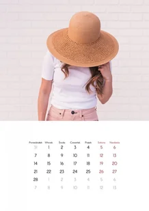 Fotokalendarz, personalizowany kalendarz ścienny premium, 20x30-A4 cm, 12 stron, Twój projekt - Kalendarze - miniaturka - grafika 1