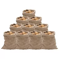 Plecaki - vidaXL Worki jutowe, 10 szt., 60x105 cm, 100% juta, 220 g/m² - miniaturka - grafika 1