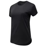Koszulki i topy damskie - Koszulka New Balance WT11452BKH - czarna - miniaturka - grafika 1