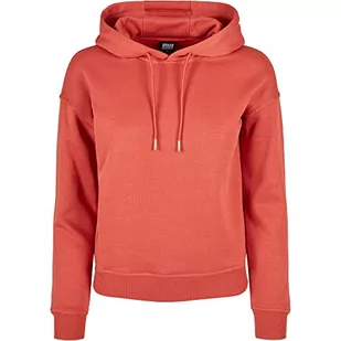 Urban Classics Damska bluza z kapturem Ladies Hoody, damska bluza z kapturem Basic Sweater dostępny w wielu kolorach, rozmiary XS - 5XL, czerwony, 4XL - Bluzy damskie - miniaturka - grafika 1