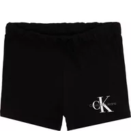 Spodnie i spodenki dla dziewczynek - CALVIN KLEIN JEANS Szorty | Regular Fit - miniaturka - grafika 1