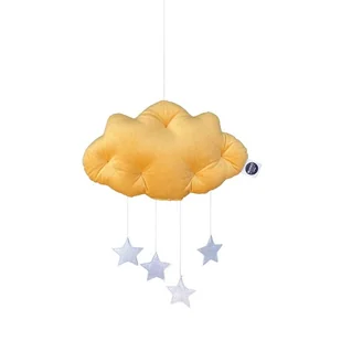 Mobil chmurka miodowa Velvet - Karuzele dla niemowląt - miniaturka - grafika 1