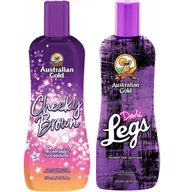 Balsamy i kremy do opalania - Australian Gold, Cheeky Brown Bronzer + Dark Legs Do Nóg - miniaturka - grafika 1