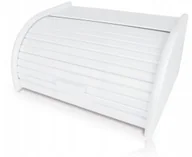 Chlebaki - Duży chlebak drewniany biały - miniaturka - grafika 1