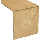 Obrusy i serwetki - Miodowy Bieżnik Welwet Blink 35X180 Lilia Wodna Eurofirany - miniaturka - grafika 1