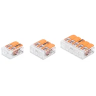 Kostki, złączki, wtyczki - Zestaw szybkozłączy uniwersalnych 80 szt. WAGO - miniaturka - grafika 1