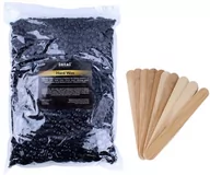 Depilacja - Wosk twardy CZARNY w dropsach 1000 g + 10 szpatułek - miniaturka - grafika 1