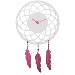 Nextime Zegar ścienny Dreamcatcher, biały - Dekoracja stołu - miniaturka - grafika 1