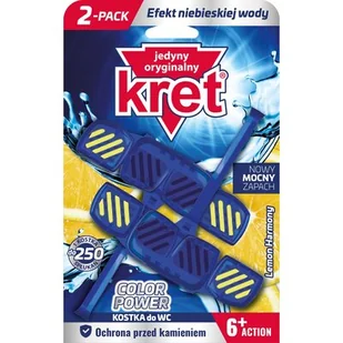 Kret Zawieszka Do Wc Barwiąca Wodę Lemon Harmony - Środki do WC - miniaturka - grafika 1