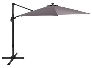 LIVARNO home Parasol ogrodowy z oświetleniem solarnym LED, Ø 300 cm - Parasole ogrodowe - miniaturka - grafika 1