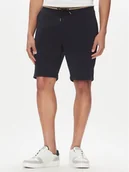 Spodenki męskie - Bugatti Szorty materiałowe 8255 75080C Granatowy Regular Fit - miniaturka - grafika 1