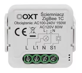 Moduł OXT mini ściemniacz 1 obwód ZigBee - Systemy inteligentnych domów - miniaturka - grafika 1