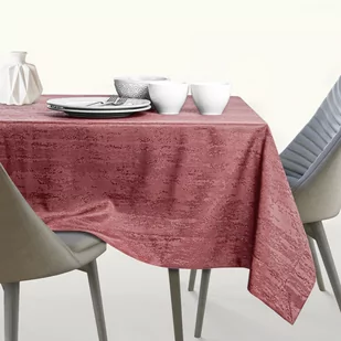 Obrus Vesta Różowy Tłoczony Nowoczesny 40x140 AmeliaHome - TCLOTH/AH/VESTA/BRD/OLDROSE/40X140 - Obrusy i serwetki - miniaturka - grafika 1