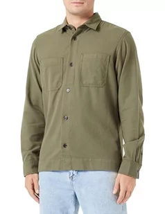 Bestseller A/S Męska koszula flanelowa Jcospace Logan Ls na czas wolny, olive night, L - Koszule męskie - miniaturka - grafika 1
