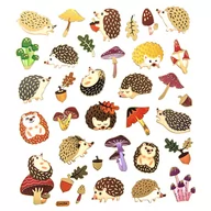 Scrapbooking - Naklejki Dekoracyjne Jeże 34Szt Dalprint - miniaturka - grafika 1