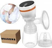 Laktatory - Elektryczny laktator piersi braders cichy bez BPA 180ml 4 tryby LCD - miniaturka - grafika 1
