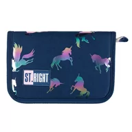 Piórniki - Piórnik dwuklapkowy holograficzne jednorożce - miniaturka - grafika 1