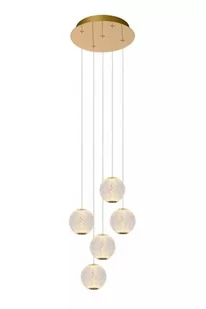 Lucide Cintra 13499/22/60 lampa wisząca zwis 5x21W LED 2700 złota - Lampy sufitowe - miniaturka - grafika 1