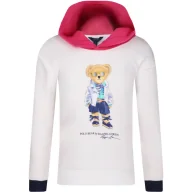 Bluzy dla dziewczynek - POLO RALPH LAUREN Bluza BEAR HOODIE-KNIT | Regular Fit - miniaturka - grafika 1