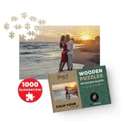 Puzzle - FOTO PUZZLE DREWNIANE z TWOJEGO ZDJĘCIA XXL 120cm x 85cm 1000 el. - miniaturka - grafika 1