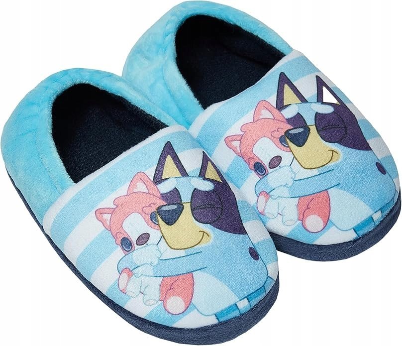 BLUEY KAPCIE DZIECIĘCE NIEBIESKIE WSUWANE WZÓR 23 JOB