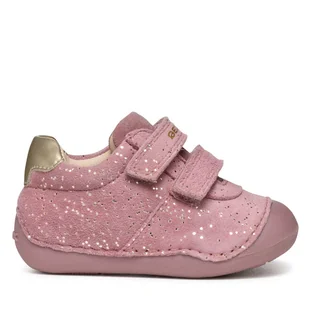 Sneakersy Geox B Tutim Girl B9440B 007NF C8233 Różowy - Buty dla dziewczynek - miniaturka - grafika 1