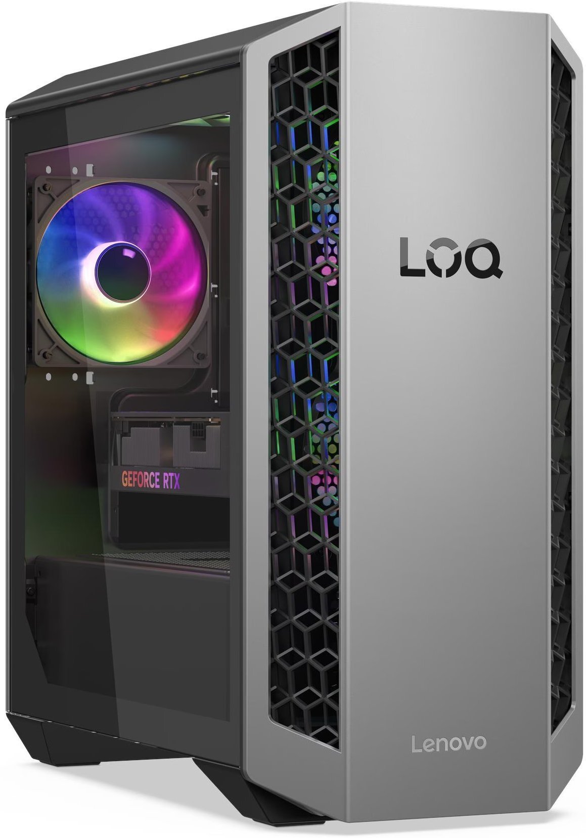 Komputer Lenovo LOQ Tower 26ADR10, Ryzen 7 8745HX, 16 GB, RTX 5050, 512 GB M.2 PCIe Windows 11 Home