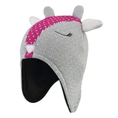 Czapki damskie - Dare2B dziewczęca czapka z falą mózgową z podszewką polarową dzianinową postać czapka Argent Grey(jeleń), 11-13 - miniaturka - grafika 1