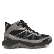 Buty trekkingowe męskie - Trekkingi Merrell Tempo Exp Mid Waterproof J038275 Szary - miniaturka - grafika 1