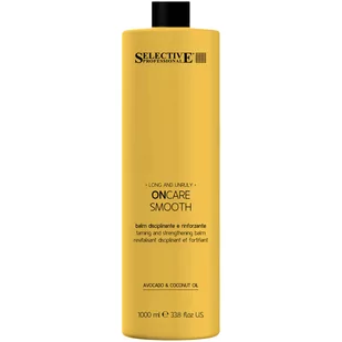 Selective, On Care Smooth Long and Unruly, Odżywka wygładzająca eliminuje puszenie się włosów, 1000 ml - Odżywki do włosów - miniaturka - grafika 1