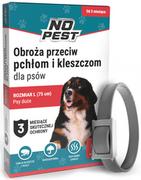 Artykuły przeciw pasożytom - Obroża przeciw Pchłom i Kleszczom NO PEST dla Dużych Psów (75 cm) Wodoodporna Obroża na Kleszcze i Pchły - miniaturka - grafika 1